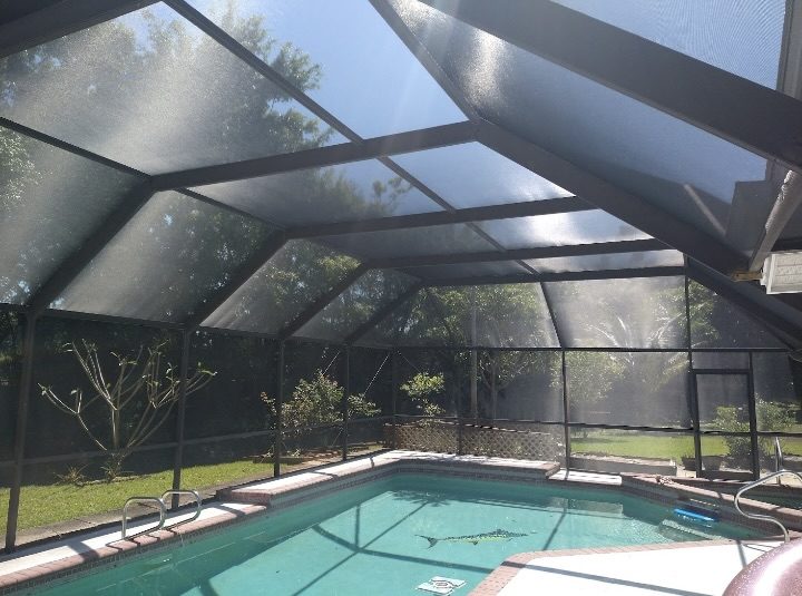 A1 Screening pool cage and screen enclosure project photo